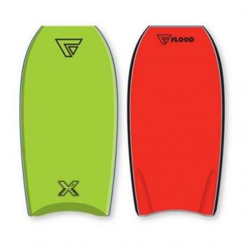 Flood Dynamx Eps Str BB W/Stringer Bodyboard, Unisex Adulto, Lime/Rojo, 41