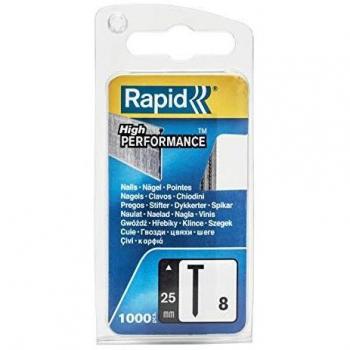 Clavos Galvanizados Rapid N°8 de 25 mm - Caja de 1000 unidades
