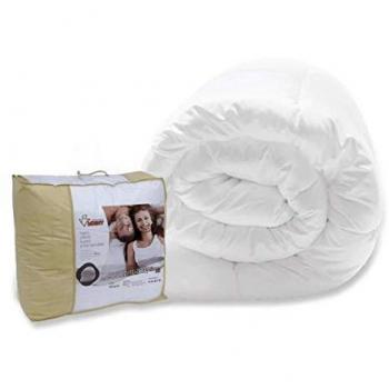 Edredón Nórdico Himalaya 400 Gr Color Blanco Transpirable Suave 150x220 Para Cama Individual 90 Cm