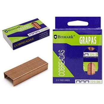 200B200 - Blister 2 Uds Grapa 22/6-24/6 Cobre