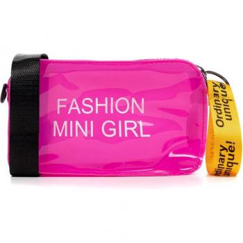 Bolso de hombro mini Zenevredo de PVC transparente Iria Quintana
