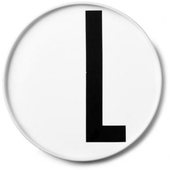 Design Letters Plato de porcelana personal