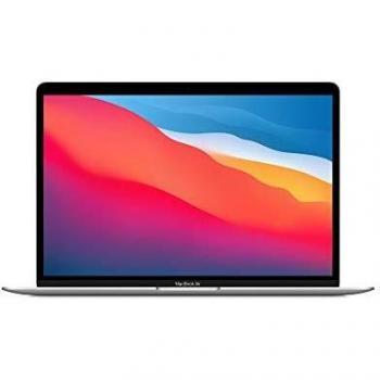 Apple MacBook Air (2020) 13.3 Retina Display, Apple M1 Chip, 8GB RAM, 256GB SSD, Backlit Keyboard, FaceTime HD Camera, Touch ID Sensor, Silver