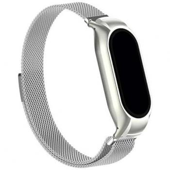 Correa de Metal Plateada Cool para Xiaomi Smart Band 8 / Band 9