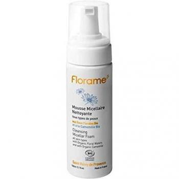 Florame Organic Micellar Cleansing Mousse 150ml - Gentle for All Skin Types