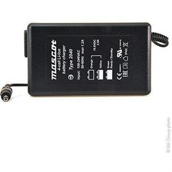 Cargador de Litio-Ion 4 Celdas 14.4V/3.5A 110-230V Mascot 2040LI