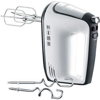Severin HM 3830 Batidora Amasadora con Cable en Espiral, 400 W, 1 Kilogram, Plástico, Blanco y Negro