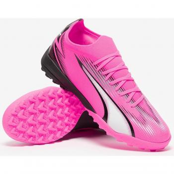 Botas de Futbol Puma Ultra Match para hombre en color rosa