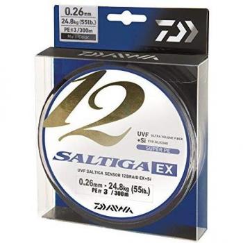 Daiwa - Fishing Braid Saltiga 12B 0.18 600M Chartreuse - 12696618