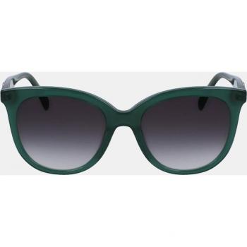 Longchamp Cat Eye Women's Sunglasses Green with Metallic Detail