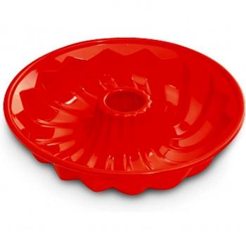 Guardini, Juliette, Molde para rosca 24cm. Material: Silicona, Color Rojo.