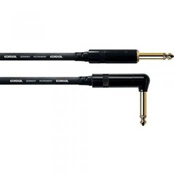Cordial 6m Mono Instrument Cable with Angled Connector