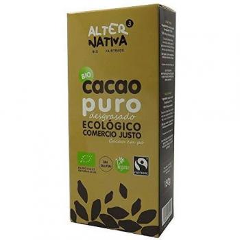 CACAO EN POLVO CON MENOR GRASA FAIR TRADE SIN GLUTEN BIO 150 g - ALTERNATIVA