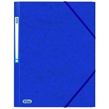 Carpeta Esquinero Oxford Eurofolio+ A4 con 3 Rabats y Cubierta Elástica Color Azul