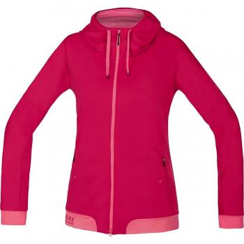 Gore Bike Wear Power Trail Windstopper Soft Shell - Chaqueta para mujer, color rosa, talla L