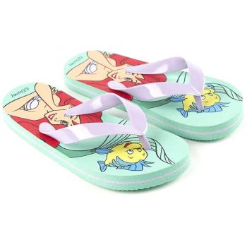 Chanclas de La Sirenita para Niños - Color Turquesa y Morado - Talla 32/33 - Fabricadas 100% de EVA - Chanclas de Dedo Originales Diseñadas en España