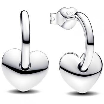 Pendientes de Aro Abiertos Corazón en Plata de Ley para Mujer - PANDORA 293460C00