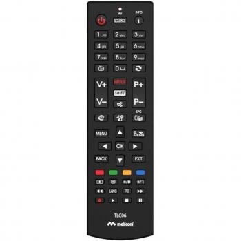 Control remoto Meliconi TLC06 con tecnología infrarroja inalámbrica para TV y botones programables