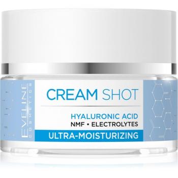 Eveline Cosmetics Cream Shot Hyaluronic Acid Intensive Moisturizing Cream for Dry to Very Dry Skin 50 ml