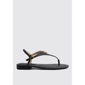 Ralph Lauren ELLINGTON Sandalia Plana mujer Negro 39