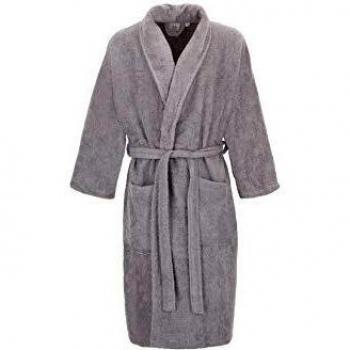 Burrito Blanco Albornoz Liso Color Gris 080