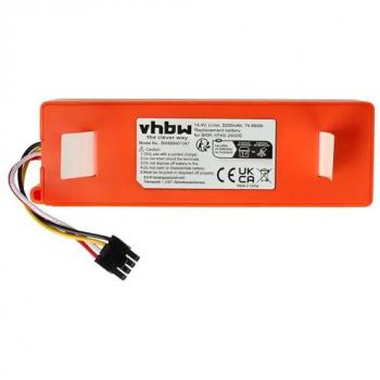 Batería reemplaza Xiaowa BRR-1P4S-2600S para aspiradora (5200 mAh, 14,4 V, Li-Ion) - Vhbw