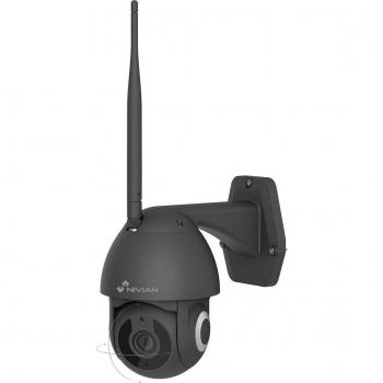 Nivian NVS-IPC-0S2B Cámara de Vigilancia Exterior Motorizada WiFi 360º 2K con Inteligencia Artificial Negra