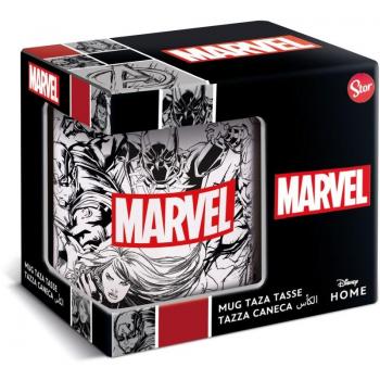 Taza en caja regalo ilustración cómic Marvel 325 ml