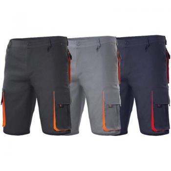 Velilla 103007 8/5 52 - Bermudas bicolor multibolsillos Gris Talla 52