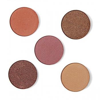 Revolution Pro - Pack de 5 sombras de ojos en godet magnéticas - Burnt