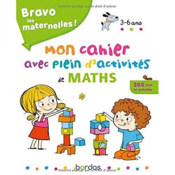 Mon cahier avec plein d'activités de maths