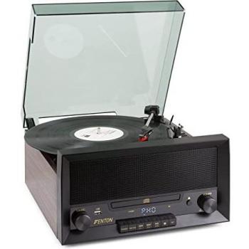Reproductor Combi de los 60 Madera