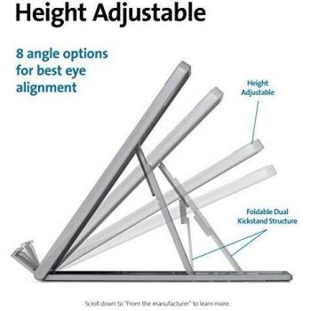 Kensington Elevador y soporte enfriador ergonómico y ajust. para portátiles hasta 14’’ SmartFit® Easy Riser™ Go
