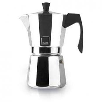 Cafetera express IBILI Evva White, 9 tazas, 450 ml, Aluminio fundido, Apto para inducción