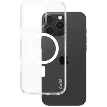 Funda CARE PanzerGlass Flagship Transparente Urban Combat con MagSafe para iPhone 16 Pro Max
