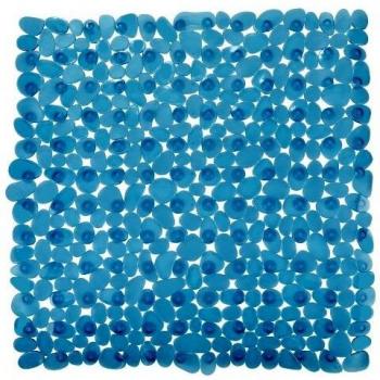 Wenko Paradise Esterilla para Ducha Antideslizante, Petróleo, 54x54x3 cm