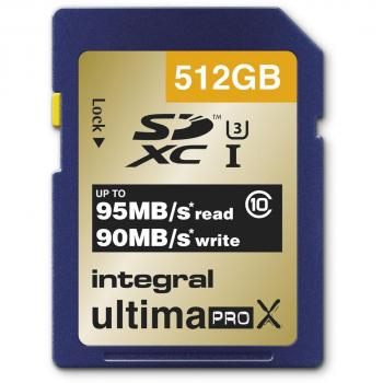 Integral UltimaPro X - Tarjeta 512 GB tarjeta de memoria SDXC de clase 10