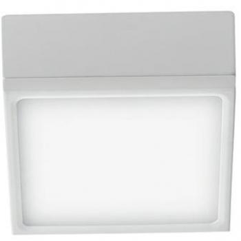Downlight Klio LED Superficie Blanco 2200lm 3000K con Difusor Acrílico, Dimensiones 16,7x16,7x5cm