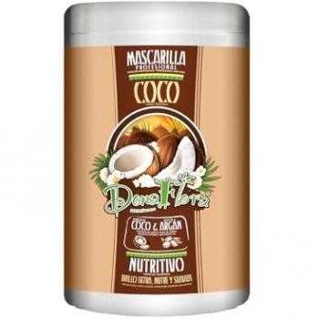 Mascarilla Profesional Nutritiva de Coco y Argán 1000 ml - Hidratación Intensa, Reparación Profunda y Brillo Natural para Cabello Seco y Dañado