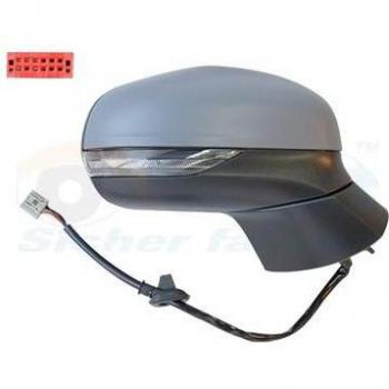 Espejo retrovisor VAN WEZEL 1809808, tipo: espejo retrovisor, características: diseñado para vehículos, fabricado con materiales de alta calidad, fácil instalación, ajuste eléctrico (si aplica), acabado en color negro (o especific