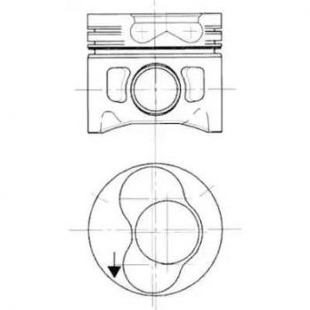 Pistón KOLBENSCHMIDT 94427700 de alta calidad
