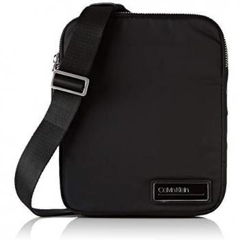 Calvin Klein - Primary 2 G Ipad Flat Crossover, Shoppers y bolsos de hombro Hombre, Negro