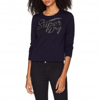 Superdry Gemstone Jumper, Jersey para Mujer, Azul