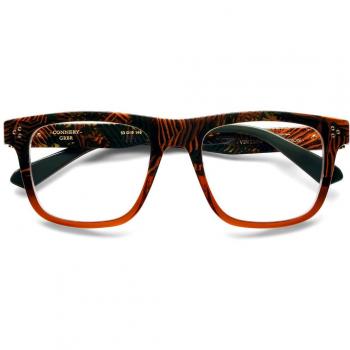Etnia Barcelona Connery GRBR Men's Eyeglasses Brown Size 53 - Frame Only with Blue Light Block Available