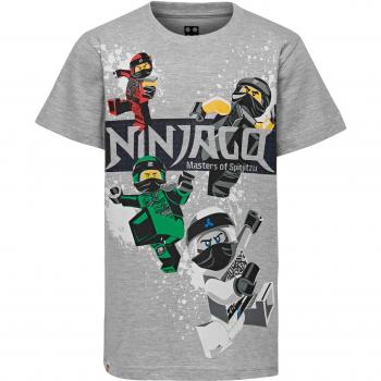 LEGO Wear Niños Boy Ninjago Cm-50227 - T-Shirt Camiseta Not Applicable, Gris