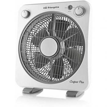 Ventilador Box Fan Orbegozo BF 0138 de 40W con Temporizador y Asa de Transporte