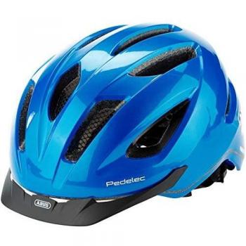 Abus Pedelec 1.1 Steel Blue Bicycle Helmet with LED Light, Size M (52-57cm)