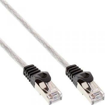 Cable de Red S/FTP Cat.5e 1.5m Transparente CCA