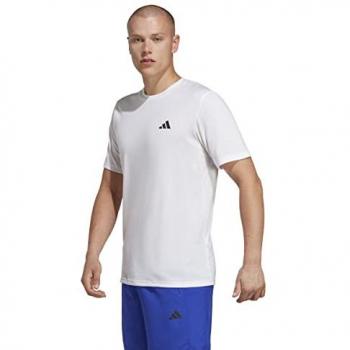 Camiseta de fitness Adidas TR-ES Comf para hombre, color blanco, talla XL, corte regular