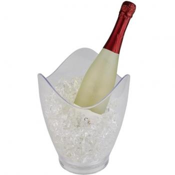 APS Assheuer u Pott – Enfriador de Botellas, plástico, Transparente, 20 x 20 x 25 cm